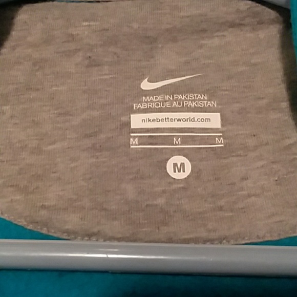 NIKE Zip Up Blue Hoodie. - Picture 3 of 3